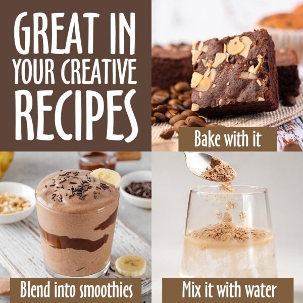 Taza de proteína de guisante Nutrasumma sabor chocolate