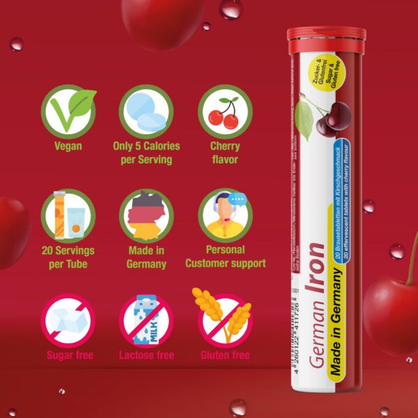 T&D German Iron tableta efervescente disolución