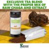 Té de Chaga en taza