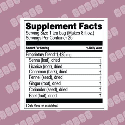 Té Colon Cleanse para alivio de estreñimiento