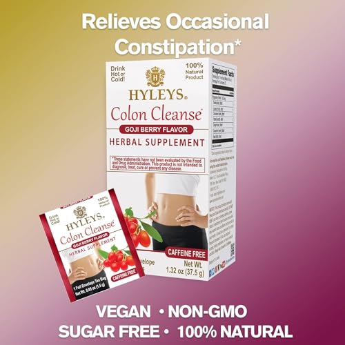 Té para digestión saludable Colon Cleanse Hyleys