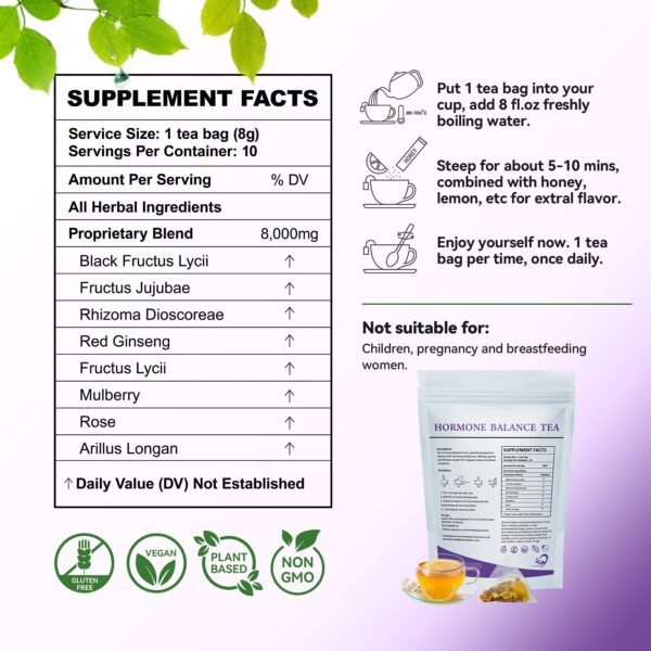 Té herbal Aromlife apoyo salud ciclo menstrual y fertilidad