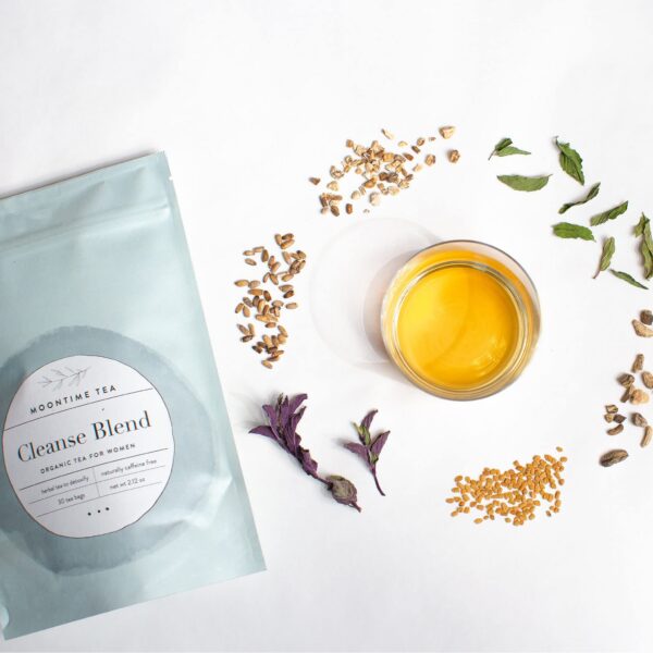 Té de hierbas orgánicas para limpieza del cuerpo Moontime Tea
