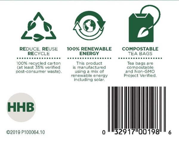 Té Tradicional Medicinals con espino paquete lateral