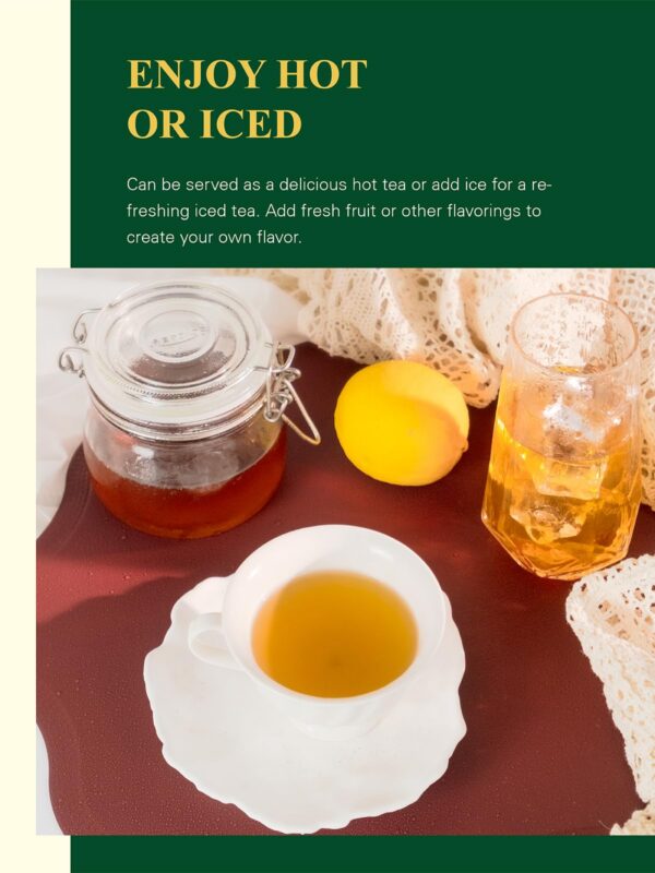 Té verde cafeinado ecológico en bolsitas sin cuerda ni etiqueta