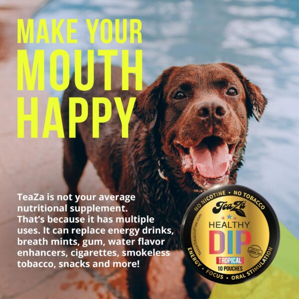 Teaza sin tabaco con extractos naturales y vitaminas B