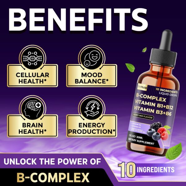 Etiqueta de Tenmido vitamina B Complex