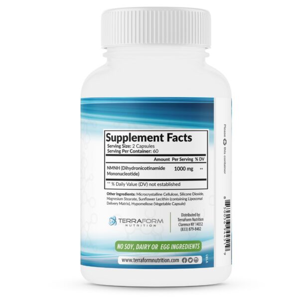 Detalle de etiqueta NMNH 1000 mg