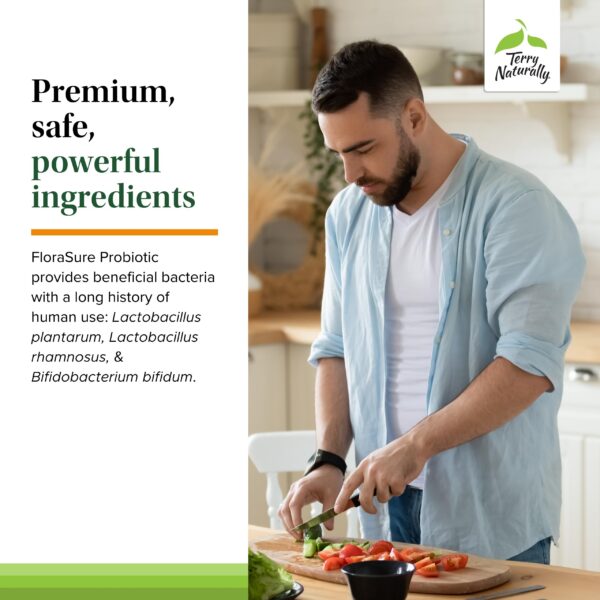 Terry Naturally probióticos para flora intestinal saludable