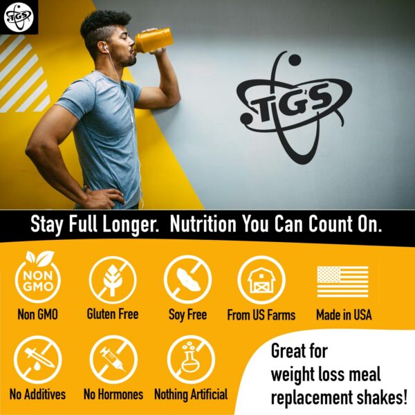 Proteína en polvo sin sabor preparada