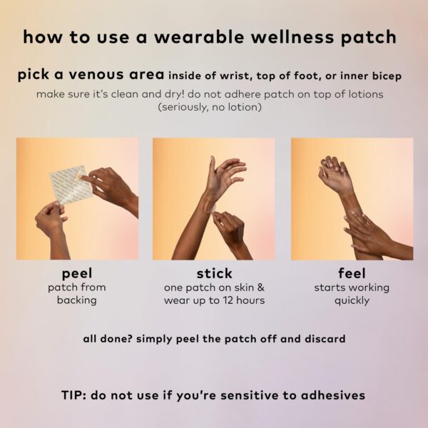 The Good Patch Desire parches bienestar sexual negro paquete