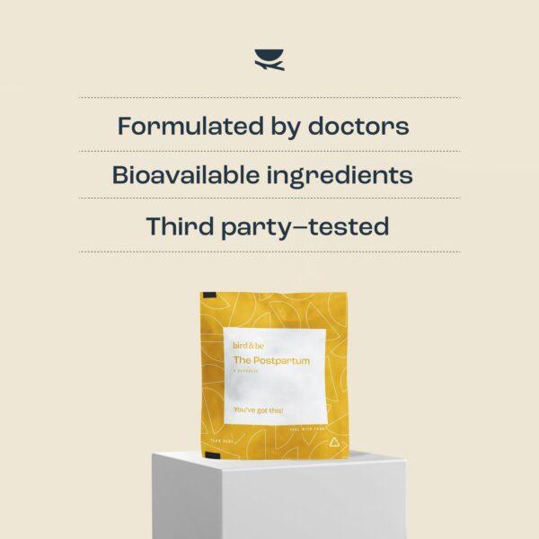 The Postpartum cápsulas para recuperación hormonal y salud capilar