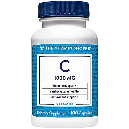 Version 1.0.0 The Vitamin Shoppe frasco parte trasera vitamina c 1000mg