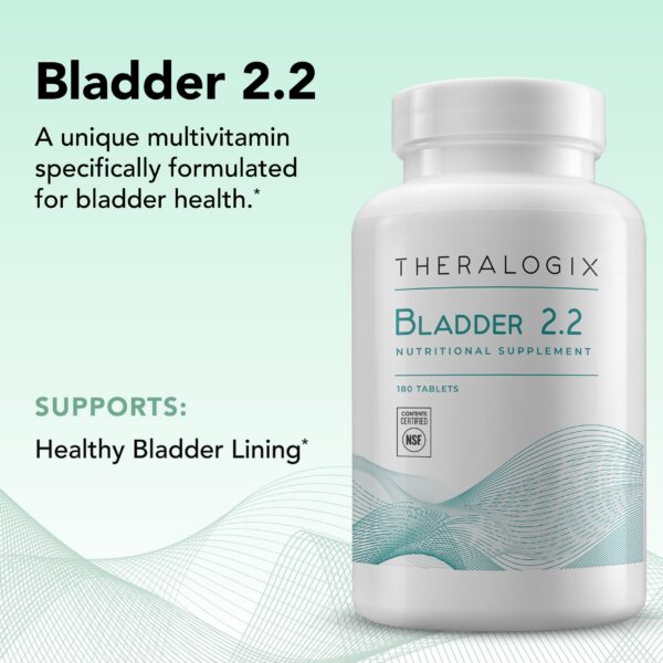 Version 1.0.0 Theralogix Bladder tabletas soporte vejiga vegano y sin aditivos