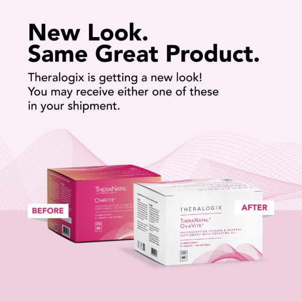 Theralogix TheraNatal cápsulas blandas vitaminas fertilidad femenina