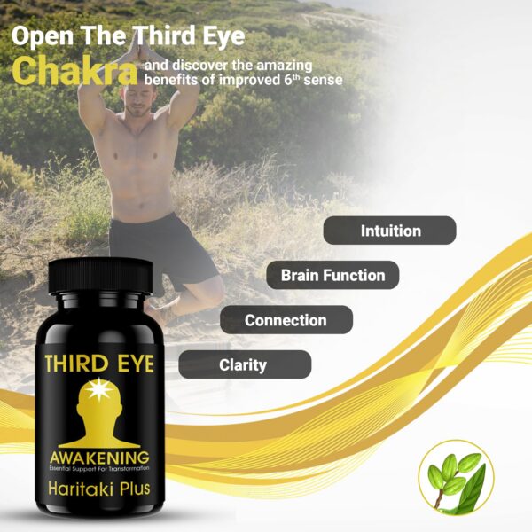 Version 1.0.0 Third Eye Awakening suplemento orgánico Haritaki 100 cápsulas