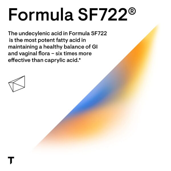 THORNE ácido undecilénico sin gluten para salud intestinal