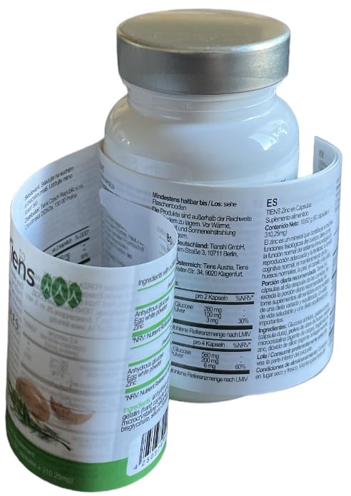 Presentación del producto Tiens Zinc