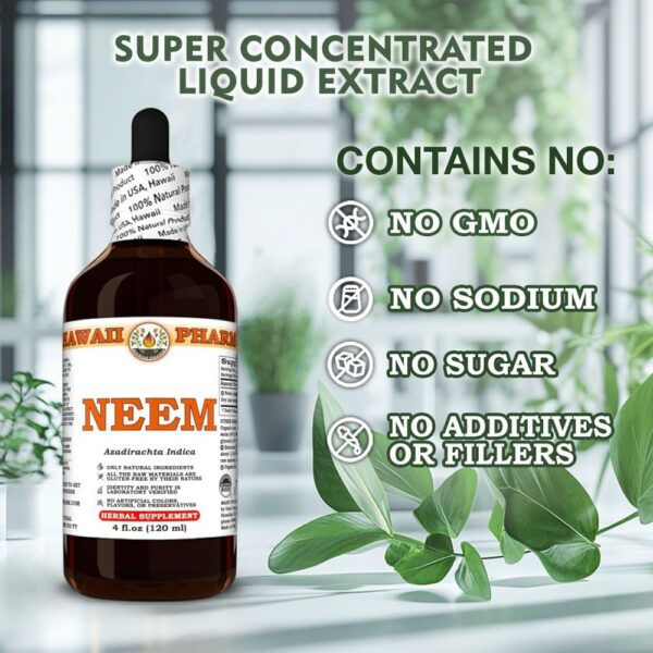 Tinctura neem natural 2 onzas sin aditivos ni químicos
