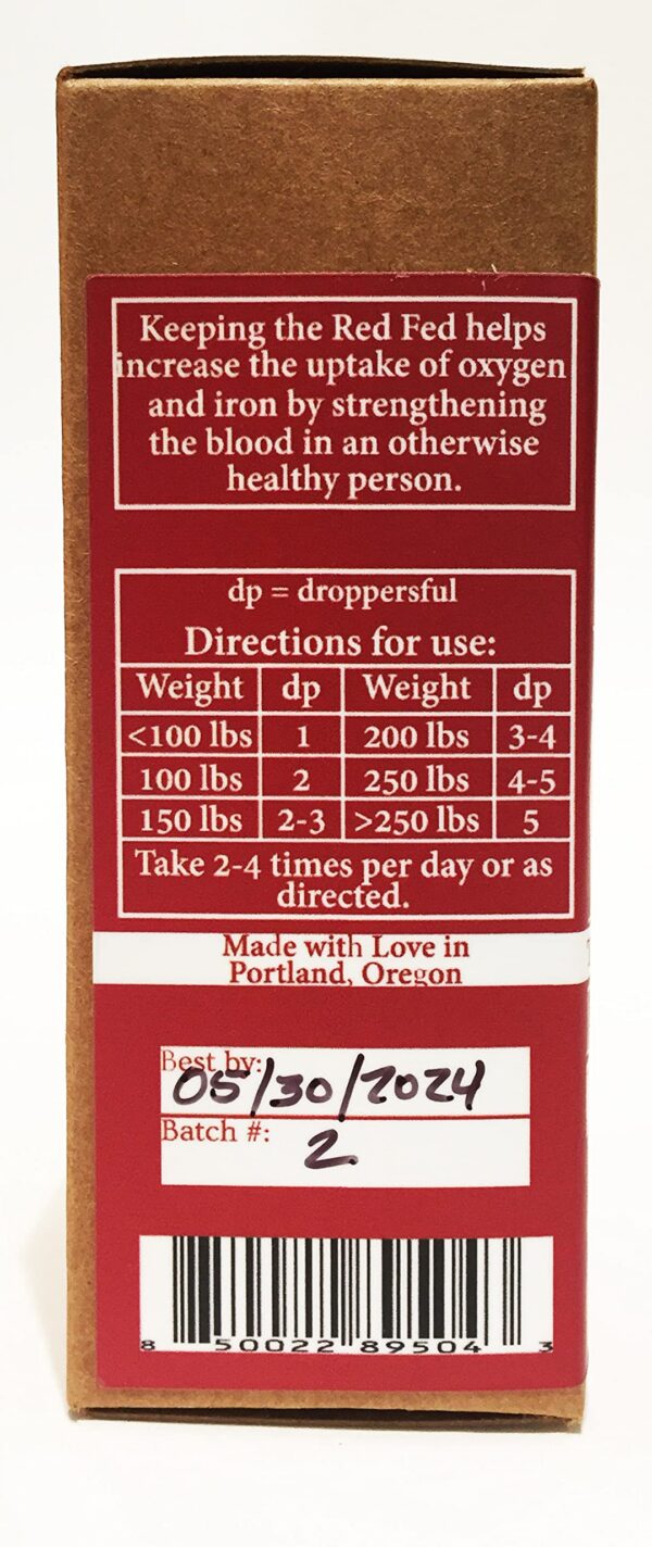 Tintura ayuda a absorción de hierro y oxígeno en sangre