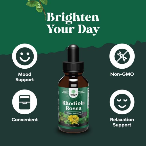 Tintura para estrés sin GMO Natures Craft