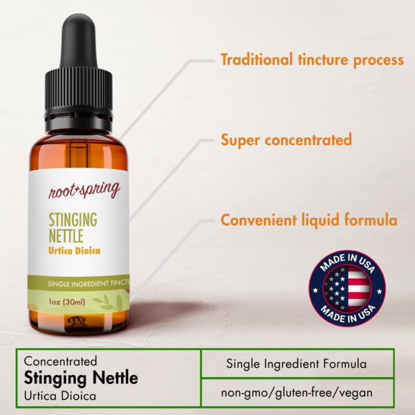 Version 1.0.0 Tintura de ortiga para bienestar y sistema inmune