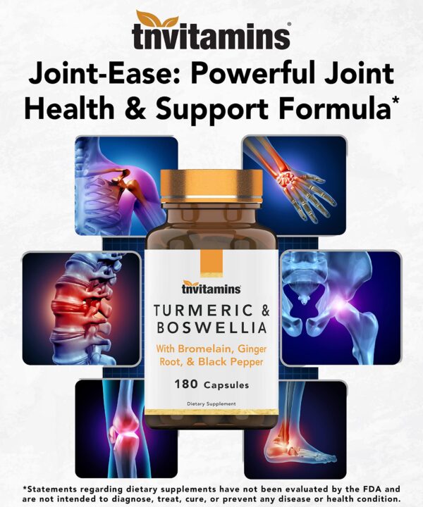 tnvitamins fórmula Joint-Ease con extractos naturales para articulaciones