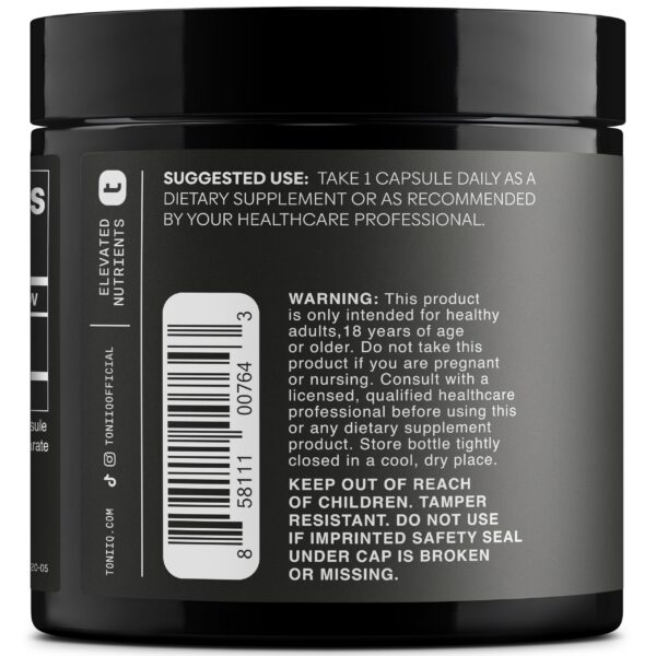 Toniiq PQQ 20 mg cápsulas ingredientes