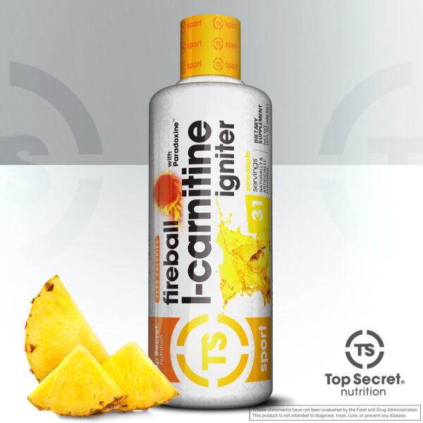 Top Secret Fireball L-Carnitine sabor piña