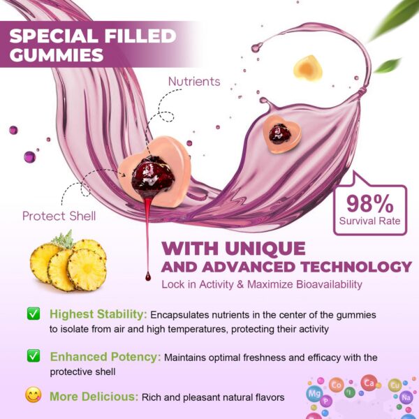 Conjunto de sabores blueberry y otras