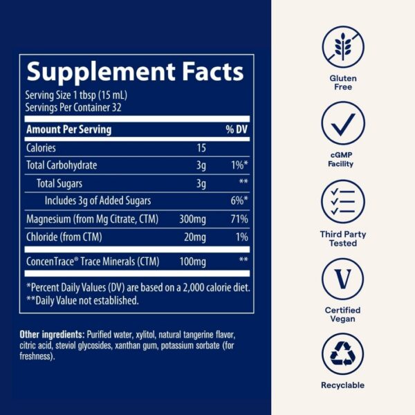 Packaging del magnesio líquido Trace Minerals
