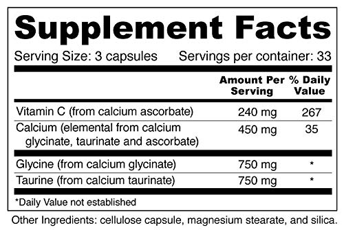 Bote con cápsulas Tri-Cal