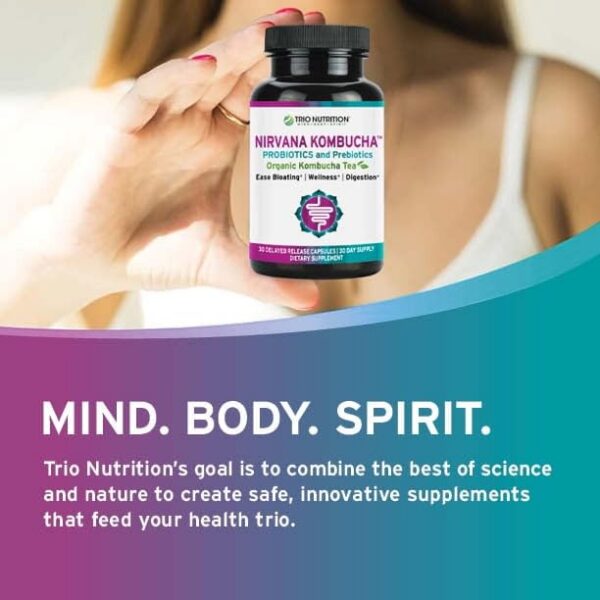 TRIO NUTRITION cápsulas probióticos con tecnología liberación retardada