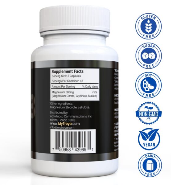 Version 1.0.0 Vista lateral del envase con información del producto