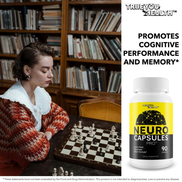 Version 1.0.0 True You Health Neuro Capsules Pro Brain Flow frasco