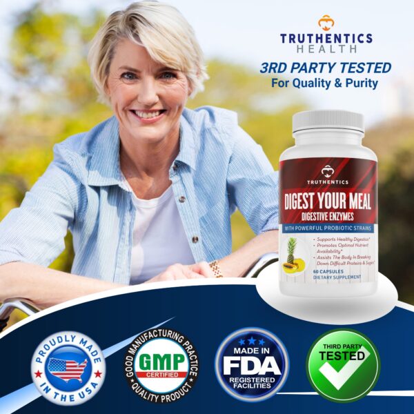 Cápsulas Digestive Enzymes Plus en blister