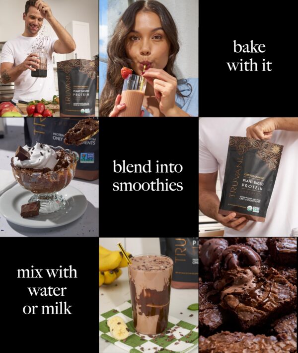 Frasco de polvo proteico en escena