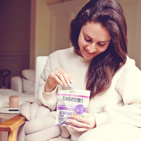 Tummydrops gotas sabor dulce mora con jengibre