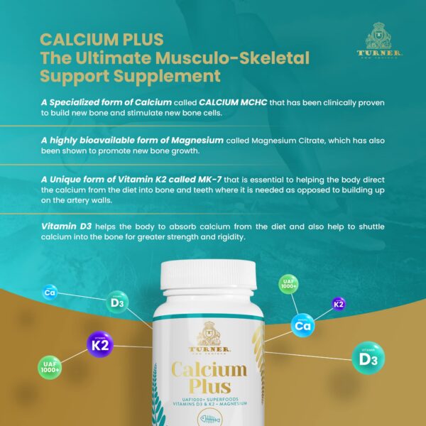 Version 1.0.0 Detalle de la caja TURNER Calcium Plus