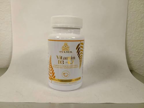 TURNER caja del suplemento vitamina D3 K2 vista frontal