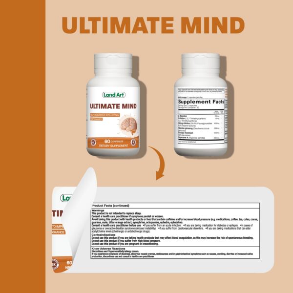 Ultimate Mind suplemento para enfoque mental y memoria mejorada