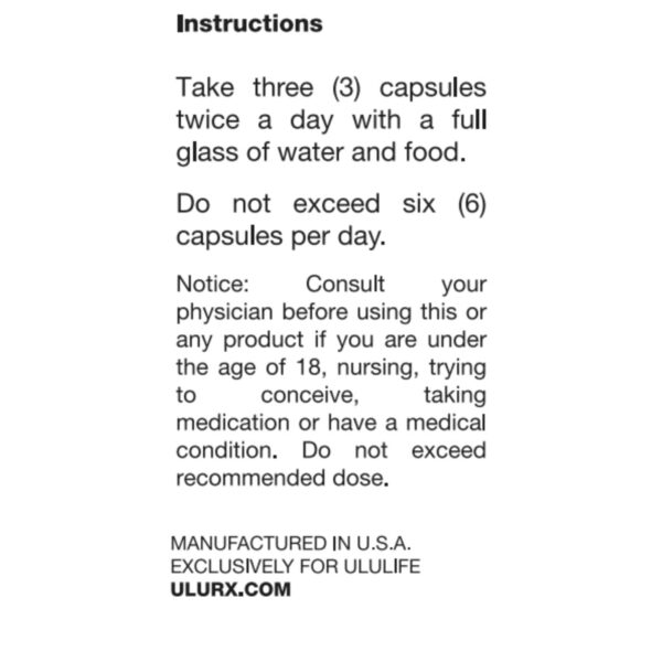 Detalle de ingrediente vegetales de la fórmula