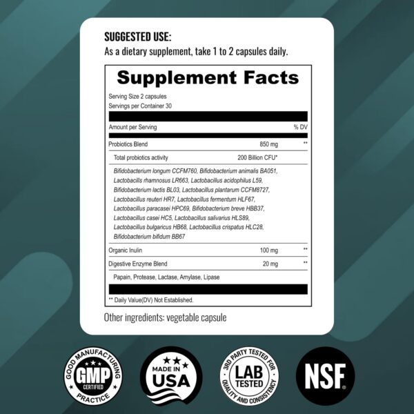 UpNourish mezcla avanzada para bienestar digestivo completo