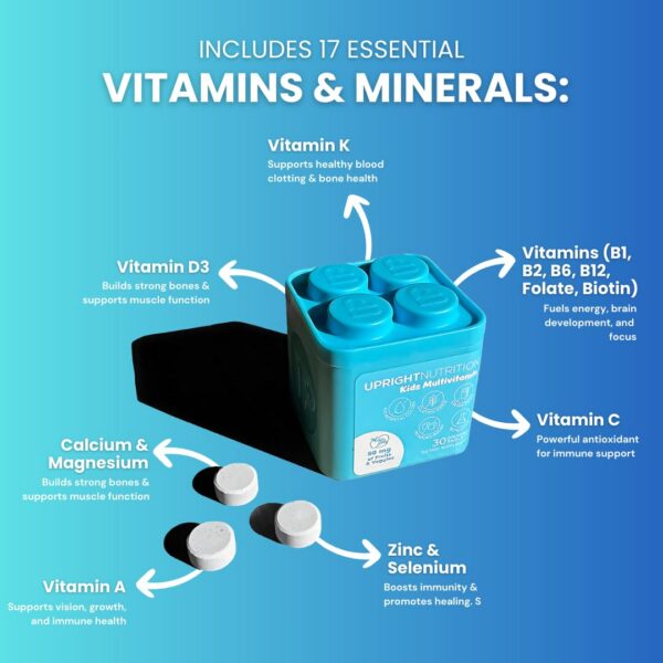Tabla de información nutricional Upright