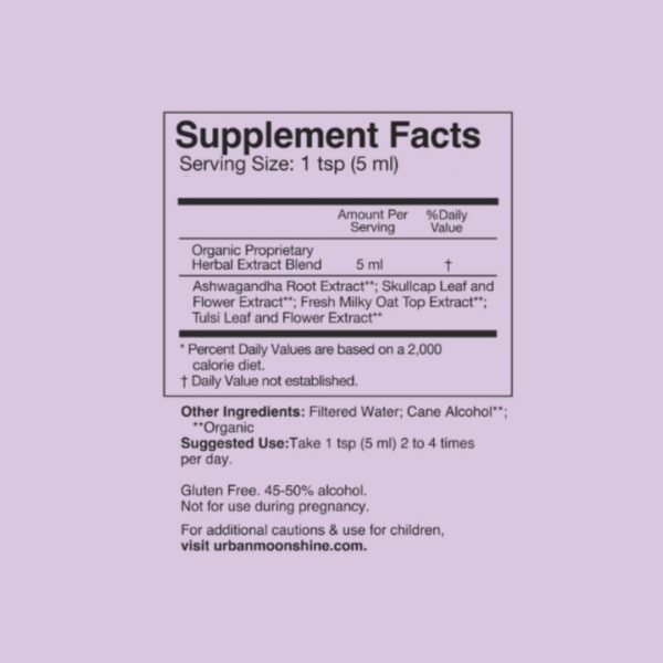 Tónico para estados de ánimo calmados Urban Moonshine