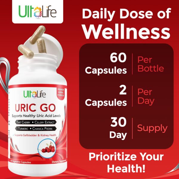 Frasco URIC GO en fondo blanco