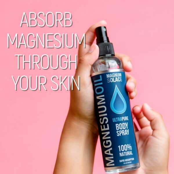 USA-made magnesium lotion bottle