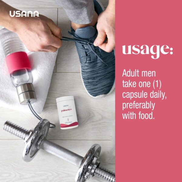 Suplemento USANA Palmetto Plus para salud masculina