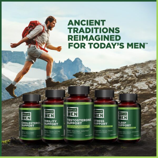 Uso y beneficios suplemento KAPIVA MEN para sueño natural