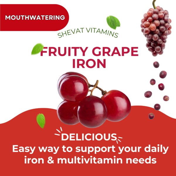 Uso diario de gomitas de hierro